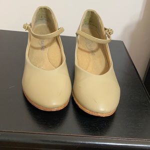 Tan character shoes